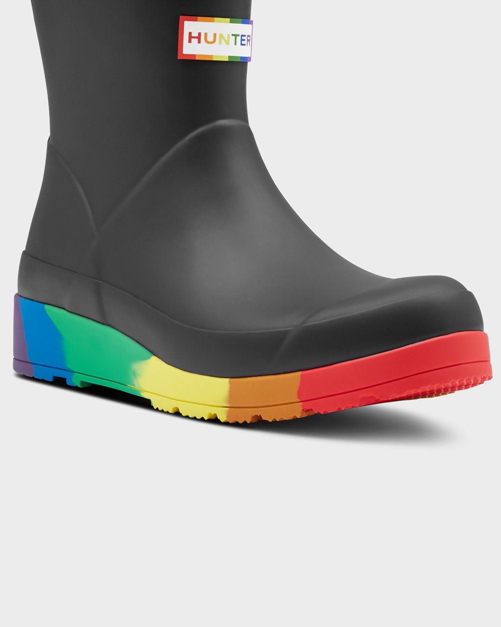 Play Botas Original Pride Flatform Rain Hunter Mujer - Negros - 915028SMR